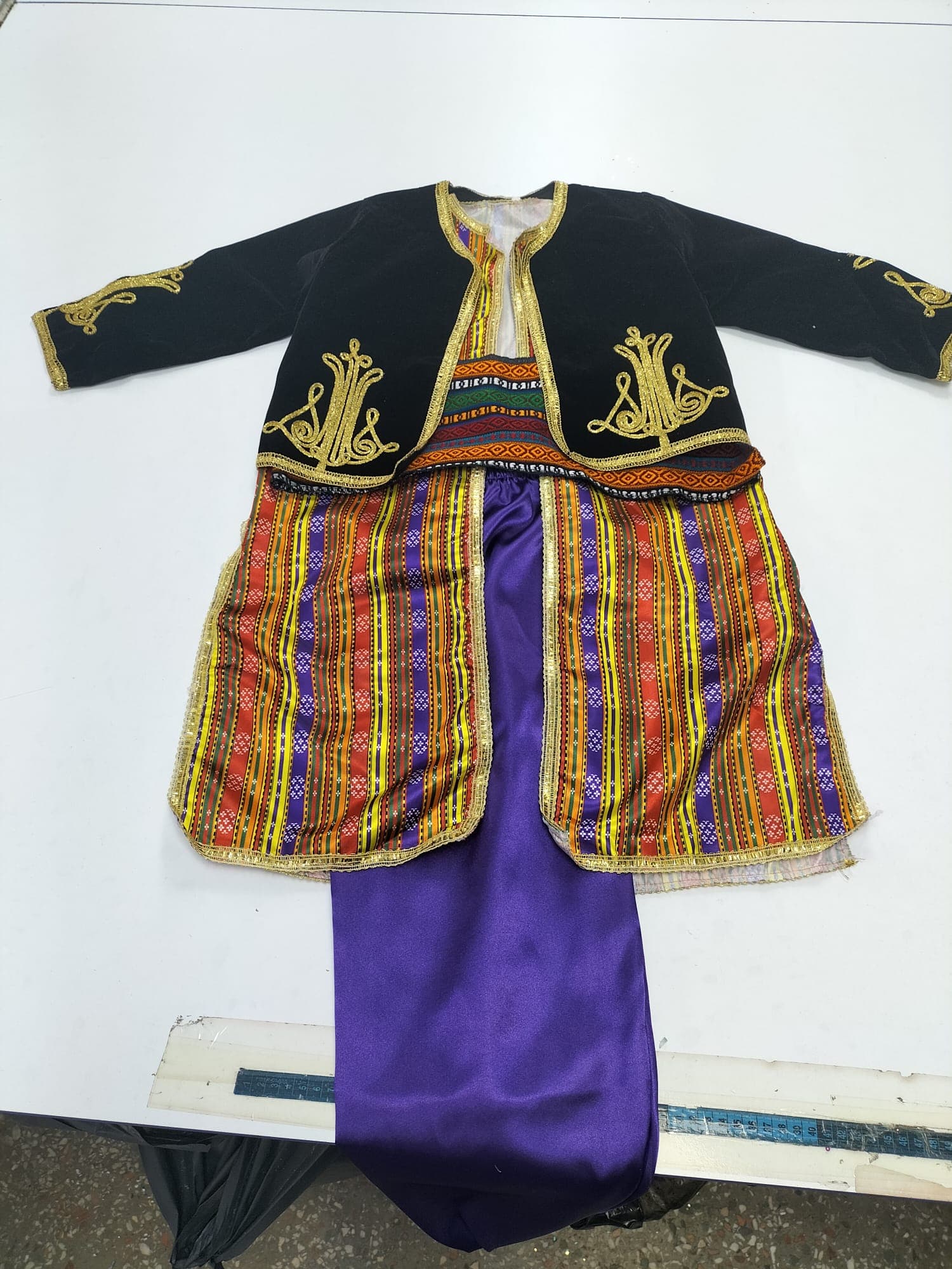 Halay Erkek Kostümü (Mor Şalvar)
