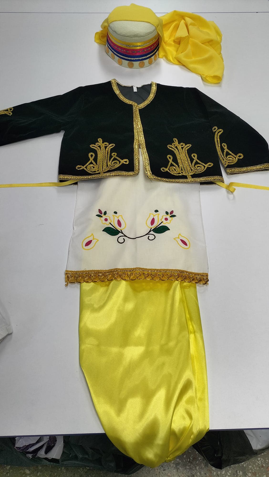 Sivas Halayı Kız Kostümü (Yeşil)